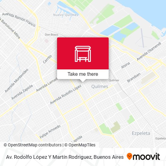 Mapa de Av. Rodolfo López Y Martín Rodriguez
