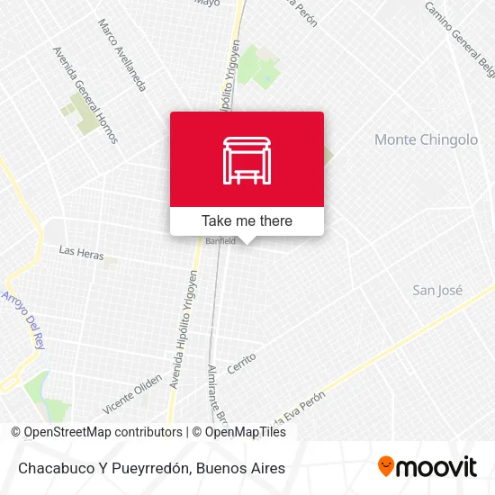 Chacabuco Y Pueyrredón map