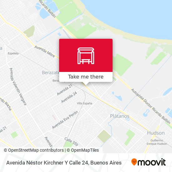 Avenida Néstor Kirchner Y Calle 24 map