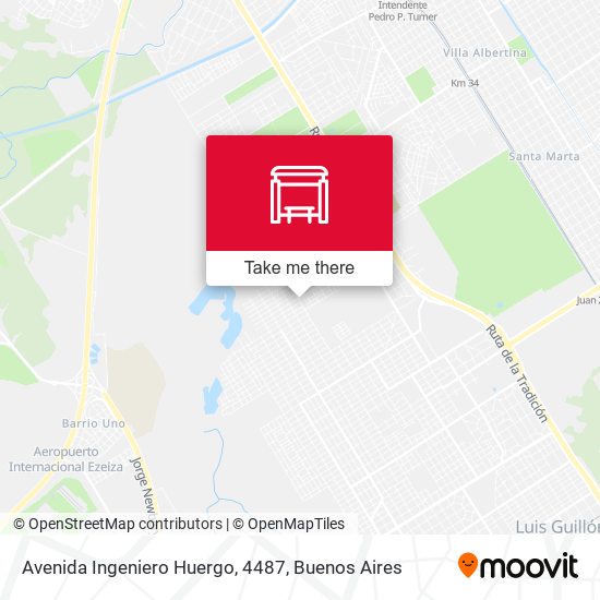Mapa de Avenida Ingeniero Huergo, 4487