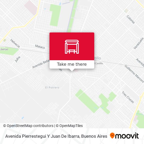 Avenida Pierrestegui Y Juan De Ibarra map