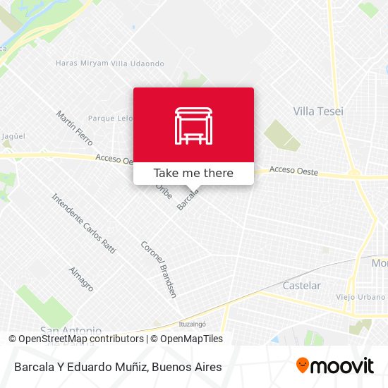 Mapa de Barcala Y Eduardo Muñiz
