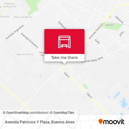 Avenida Patricios Y Plaza map