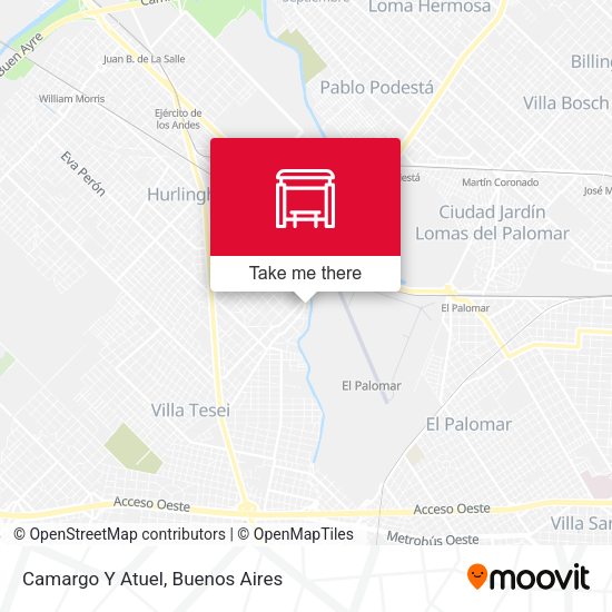 Mapa de Camargo Y Atuel