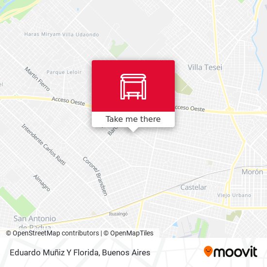 Eduardo Muñiz Y Florida map