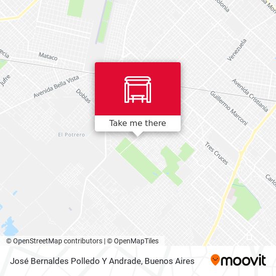 Mapa de José Bernaldes Polledo Y Andrade