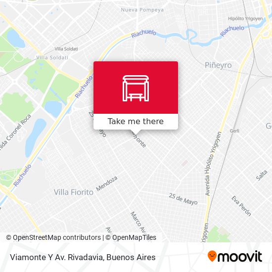 Viamonte Y Av. Rivadavia map