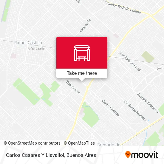 Carlos Casares Y Llavallol map