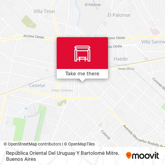 República Oriental Del Uruguay Y Bartolomé Mitre map