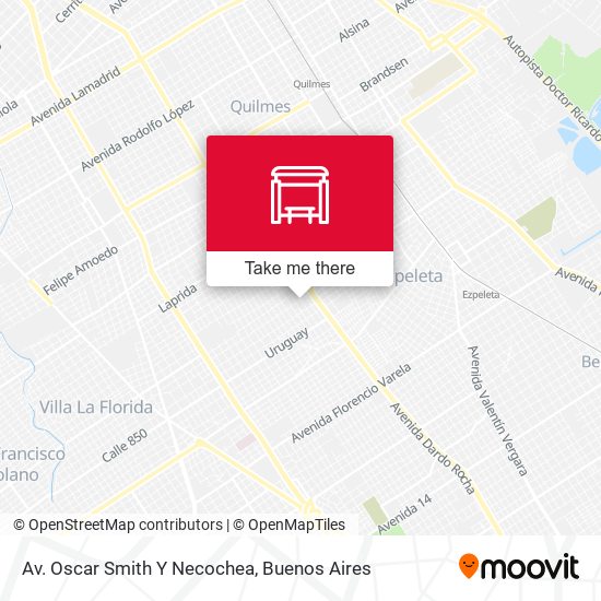 Av. Oscar Smith Y Necochea map