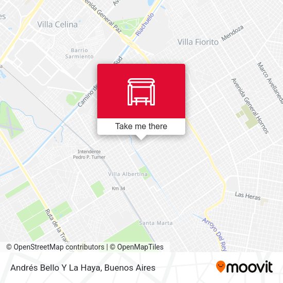 Mapa de Andrés Bello Y La Haya
