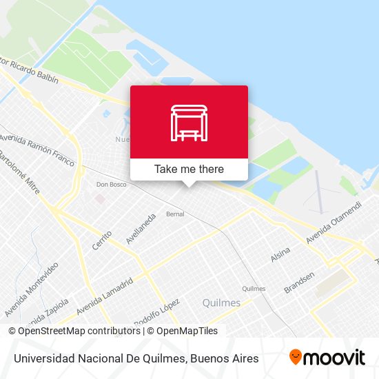 Universidad Nacional De Quilmes map