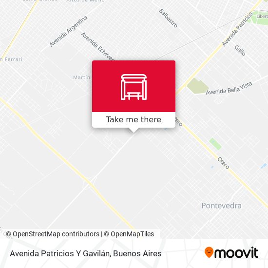 Avenida Patricios Y Gavilán map