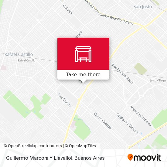 Guillermo Marconi Y Llavallol map
