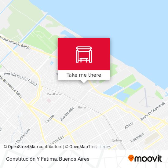 Constitución Y Fatima map