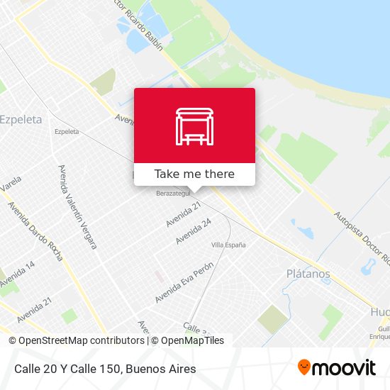 Calle 20 Y Calle 150 map