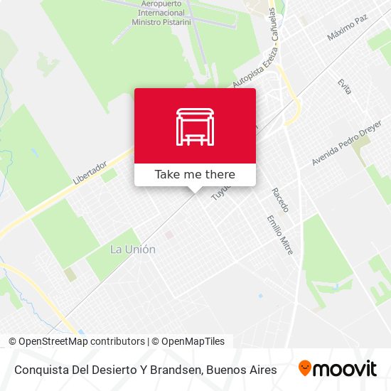 Conquista Del Desierto Y Brandsen map