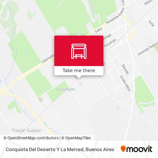 Conquista Del Desierto Y La Merced map