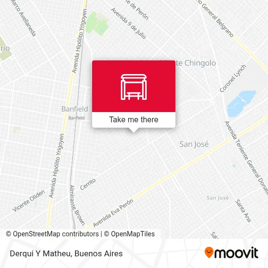 Derqui Y Matheu map