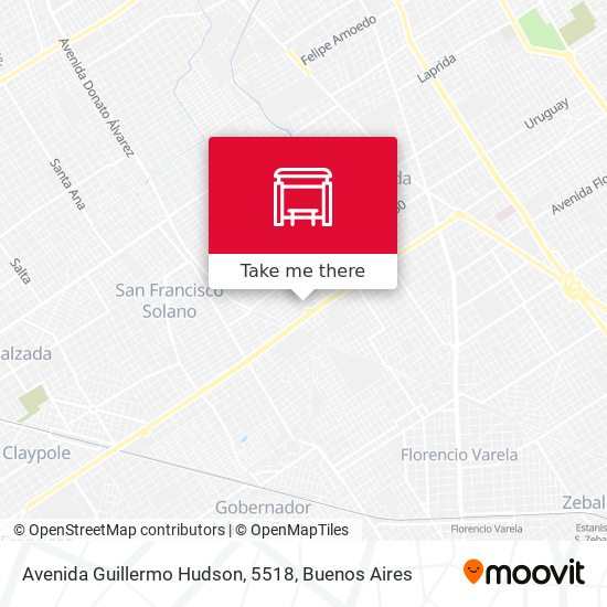 Avenida Guillermo Hudson, 5518 map