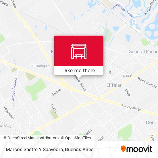 Mapa de Marcos Sastre Y Saavedra