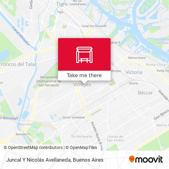 Mapa de Juncal Y Nicolás Avellaneda