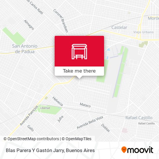 Blas Parera Y Gastón Jarry map