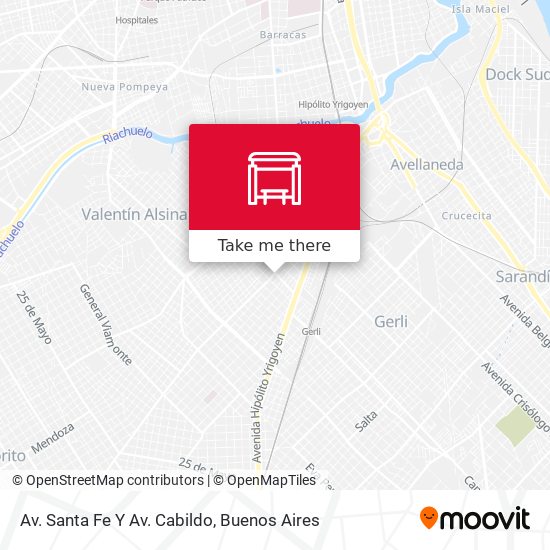 Mapa de Av. Santa Fe Y Av. Cabildo