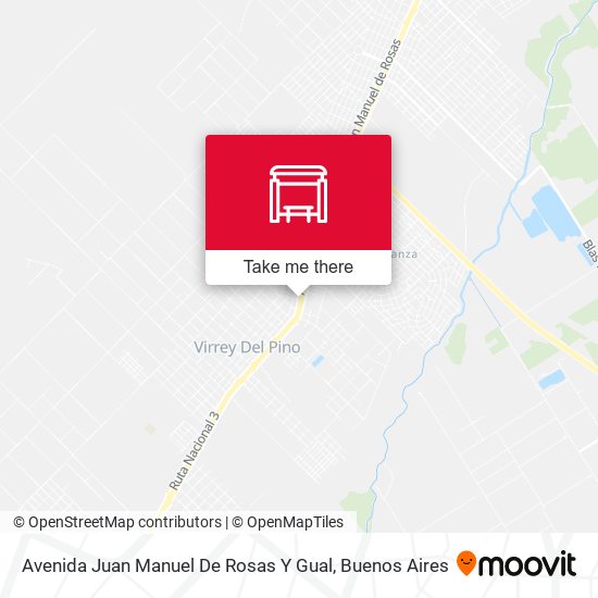 Avenida Juan Manuel De Rosas Y Gual map