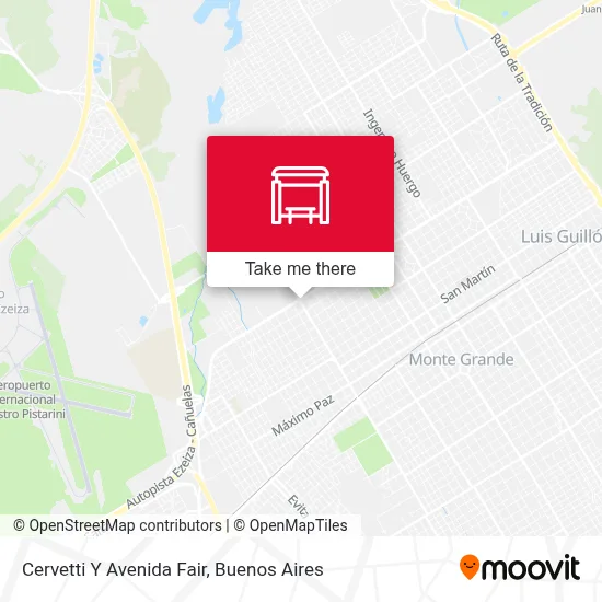 Cervetti Y Avenida Fair map