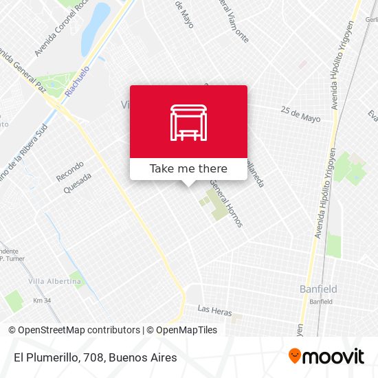 Mapa de El Plumerillo, 708