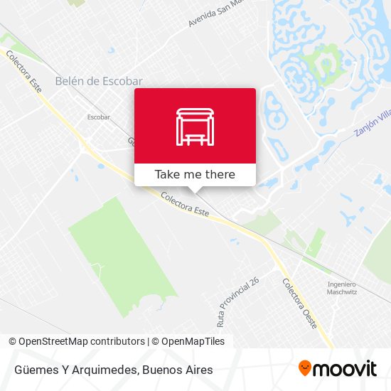 Güemes Y Arquimedes map