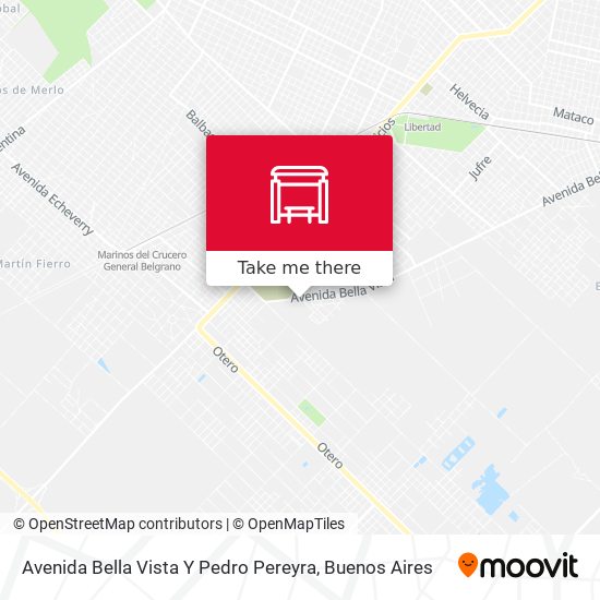Avenida Bella Vista Y Pedro Pereyra map