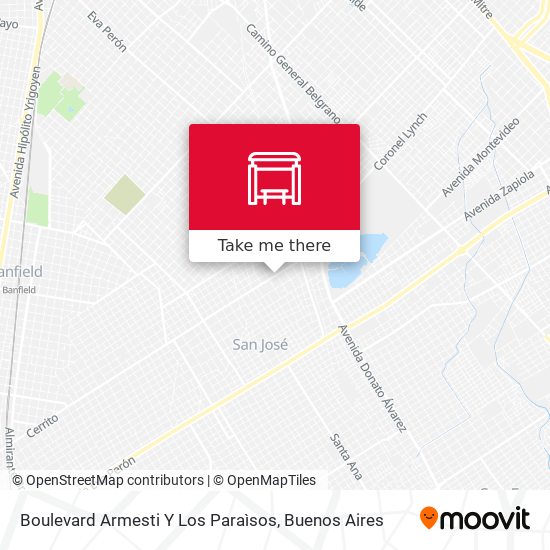 Mapa de Boulevard Armesti Y Los Paraìsos