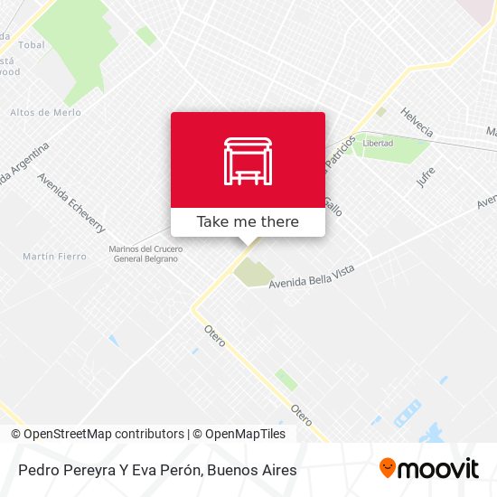 Mapa de Pedro Pereyra Y Eva Perón
