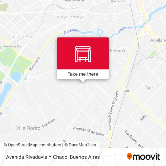 Avenida Rivadavia Y Chaco map
