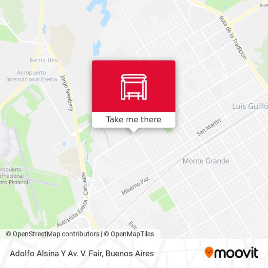 Adolfo Alsina Y Av. V. Fair map