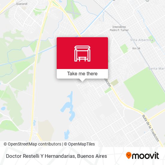 Doctor Restelli Y Hernandarias map