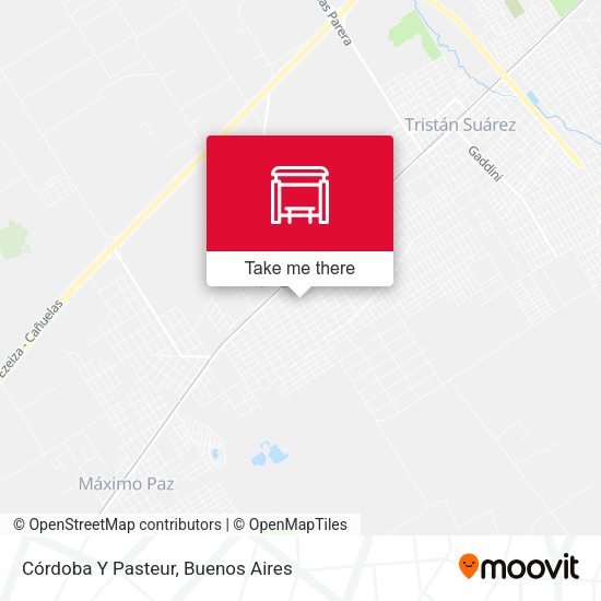 Córdoba Y Pasteur map