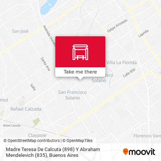 Madre Teresa De Calcuta (898) Y Abraham Mendelevich (835) map
