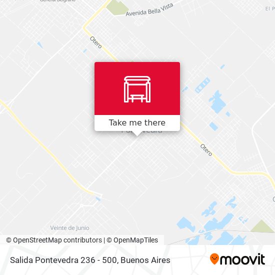 Mapa de Salida Pontevedra 236 - 500