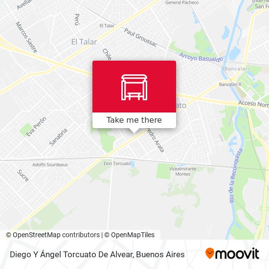Diego Y Ángel Torcuato De Alvear map