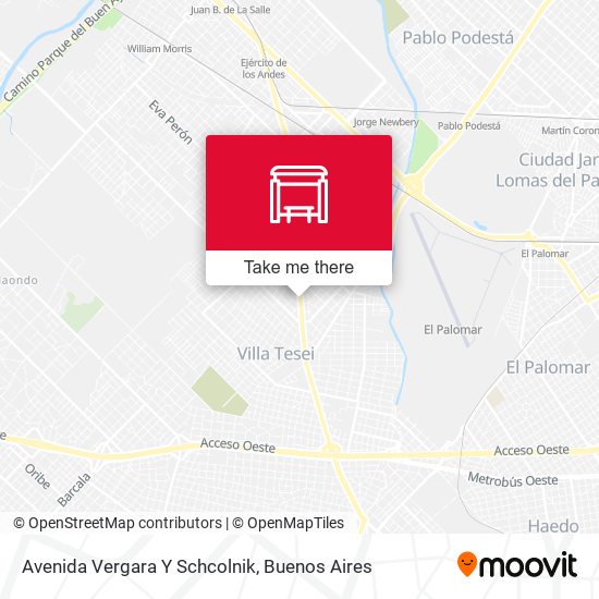 Mapa de Avenida Vergara Y Schcolnik