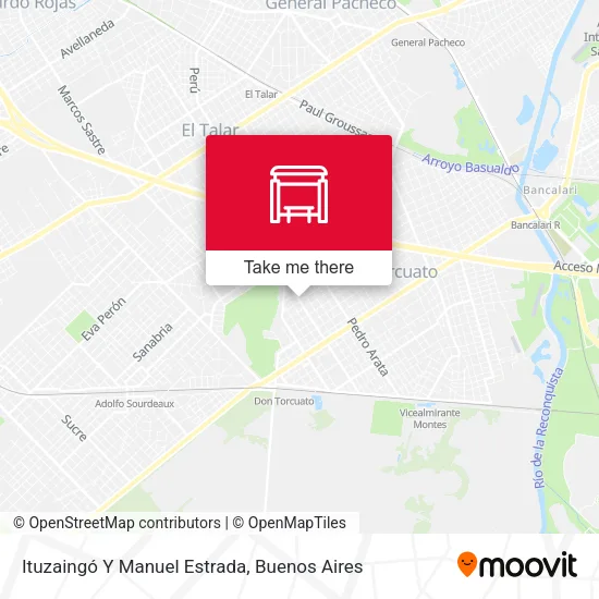 Ituzaingó Y Manuel Estrada map