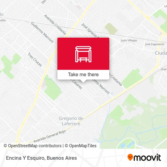 Encina Y Esquiro map