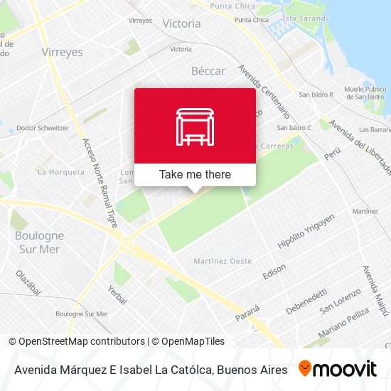 Avenida Márquez E Isabel La Católca map
