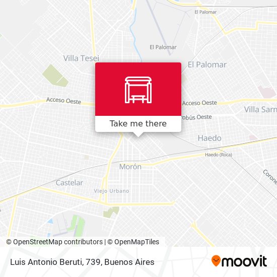 Luis Antonio Beruti, 739 map