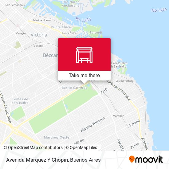 Avenida Márquez Y Chopin map
