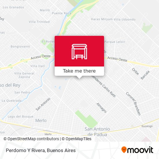 Mapa de Perdomo Y Rivera