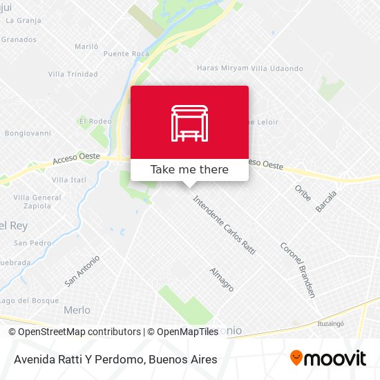 Avenida Ratti Y Perdomo map